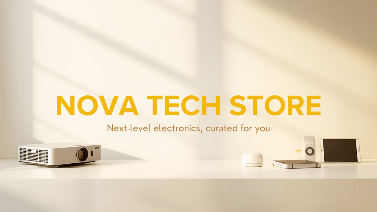 NovaTech Store - Hero Banner Light