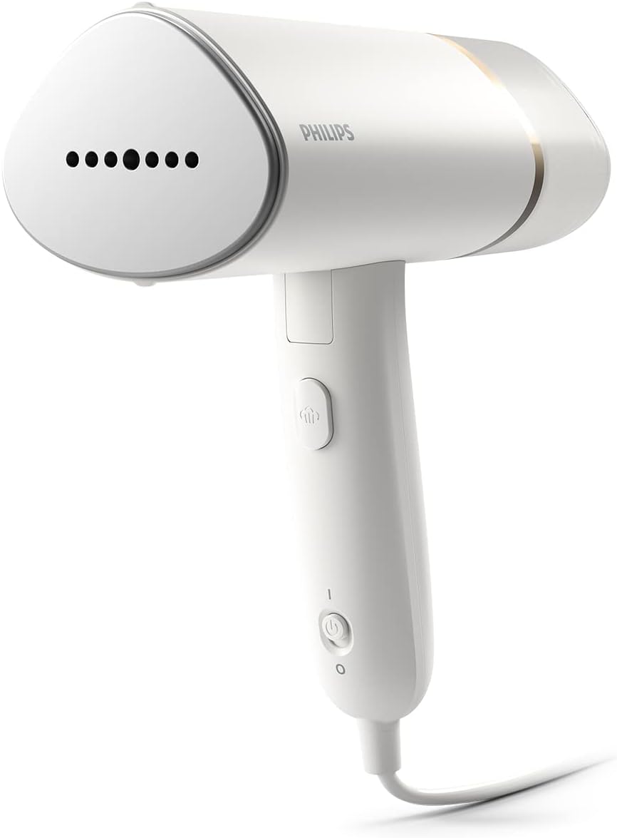 Philips 3000 Ferro da Stiro Verticale a Vapore Pieghevole, 20 g/min, 1000W | Pronto in 30 sec, Compatto e Pieghevole,…
