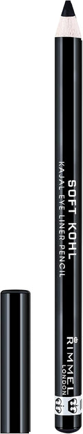 Rimmel London Soft Kohl Kajal Eyeliner Matita Occhi Morbida, 061 Jet Black