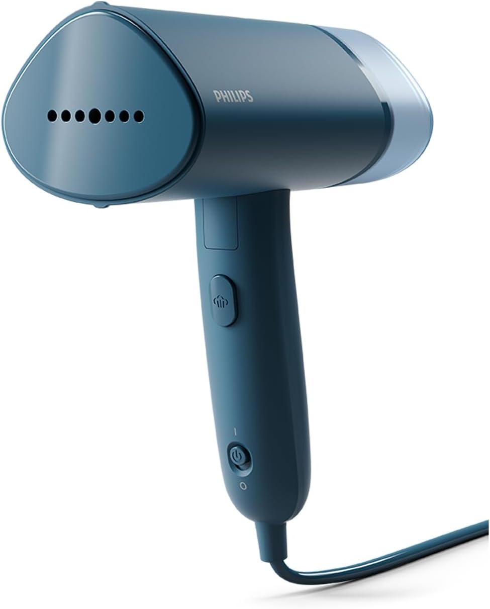 Philips 3000 Ferro da Stiro Verticale a Vapore Pieghevole, 20 g/min, 1000W | Pronto in 30 sec, Compatto e Pieghevole,…