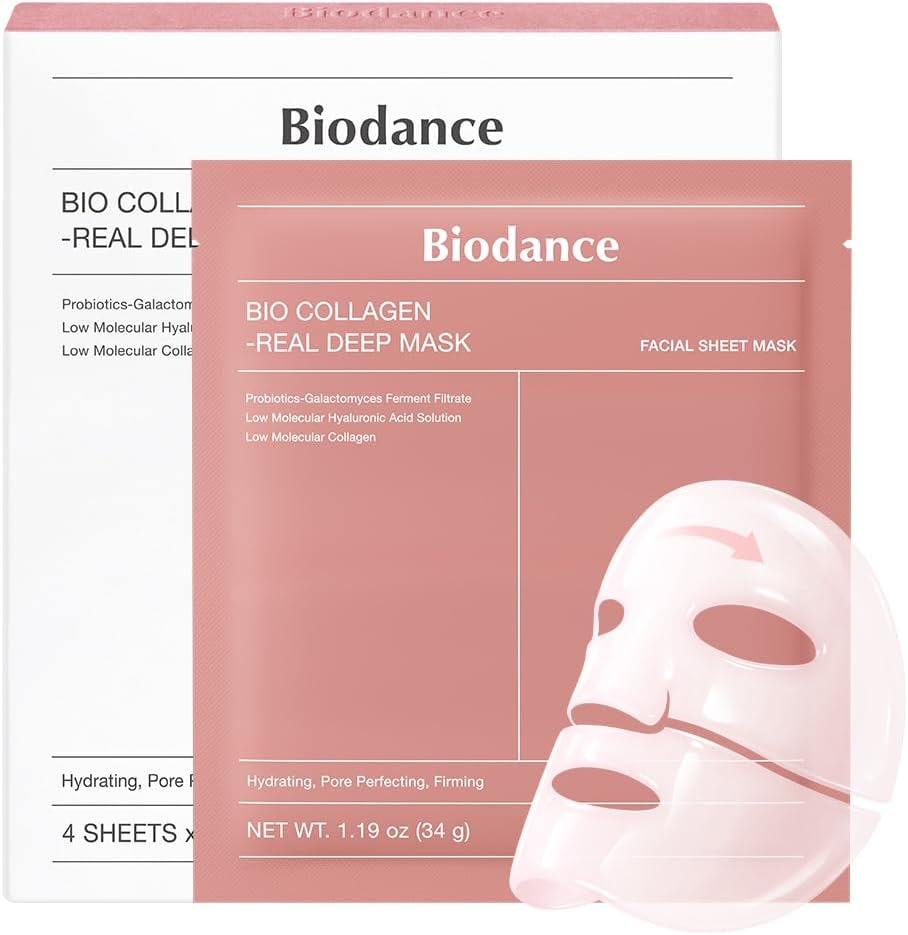 La tecnologia di idratazione avanzata della maschera viso notturna BIODANCE Bio-Collagen Real Deep Mask.