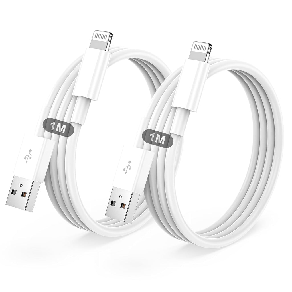 Cavo For IPhone Originale For Apple Certificato MFi,Cavetto USB Lightning Ricarica 2Pezzi 1M+1M For iPhone 14 Pro Max/13/12/11…