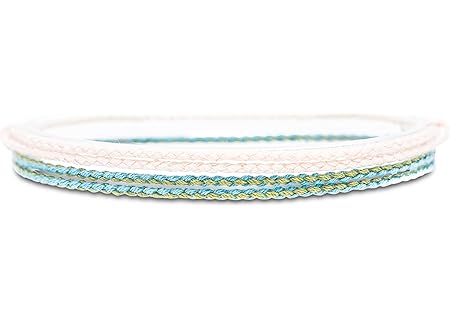 Made by Nami Cavigliera Surfer Set di 2 Uomo e Donna - Cavigliera Sottile Boho Hippie Etnico - Accessori Fatti a Mano per Festa…