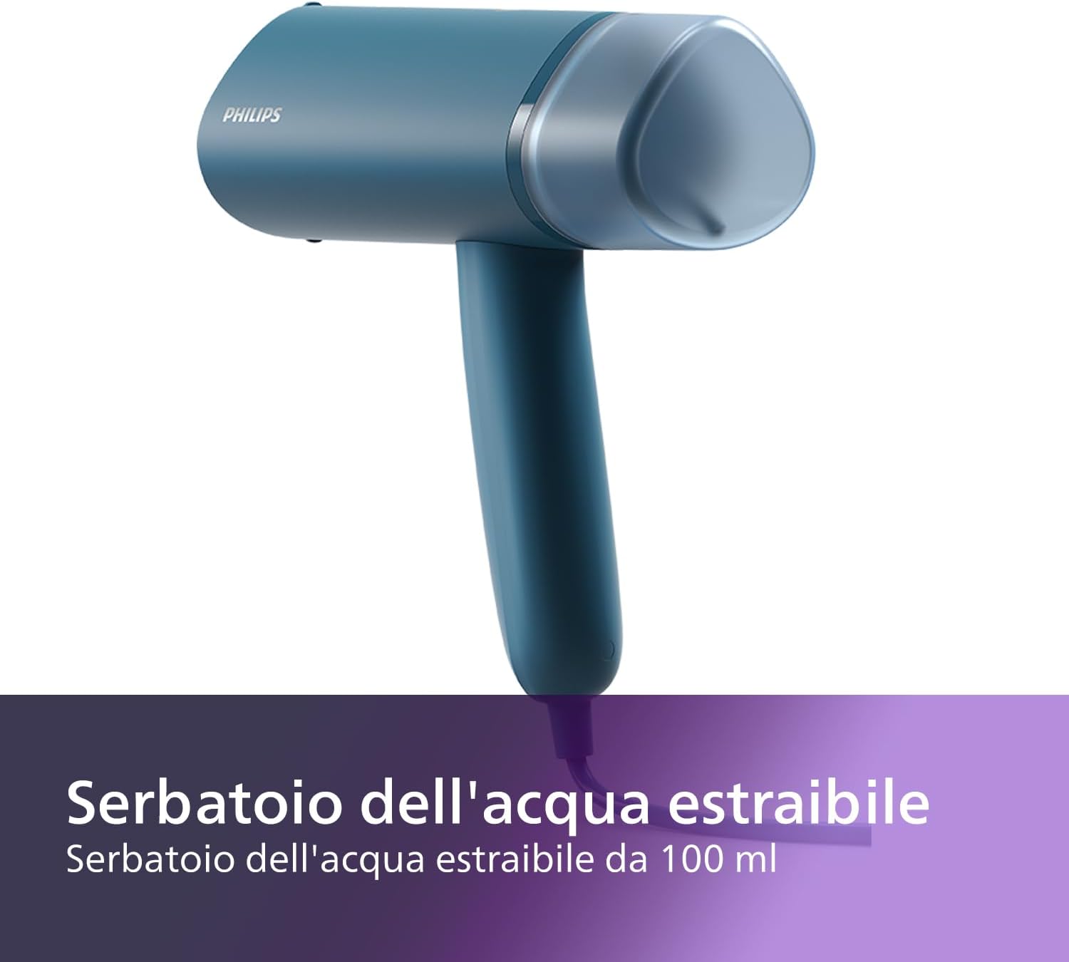 Philips 3000 Ferro da Stiro Verticale a Vapore Pieghevole, 20 g/min, 1000W | Pronto in 30 sec, Compatto e Pieghevole,…