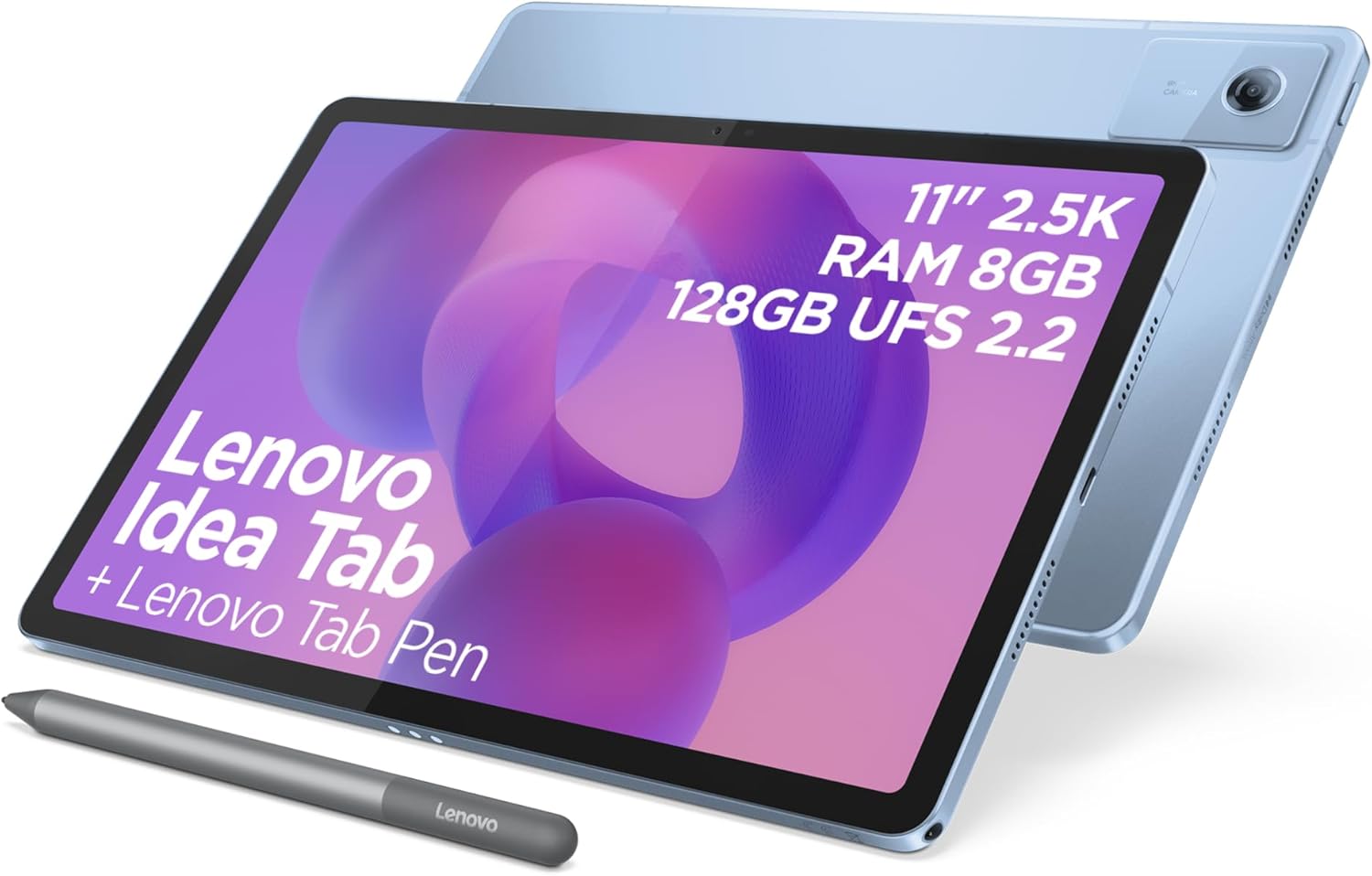 Lenovo Idea Tab Tablet 11" 2.5K (2560x1600) 90Hz IPS, 8GB RAM, 256GB, WiFi, Lenovo Tab Pen…