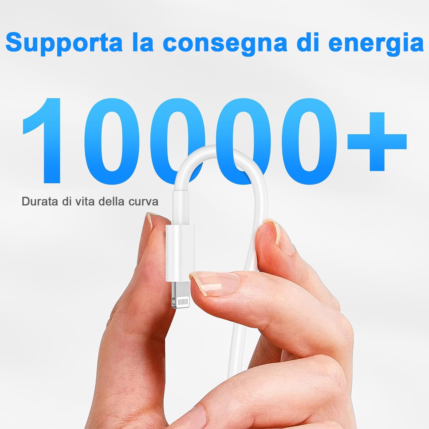 Cavo For IPhone Originale Per Apple Certificato MFi,Cavetto USB Lightning Ricarica 2Pezzi 1M+2M Per iPhone 14/13/12/11/Pro/Pro…