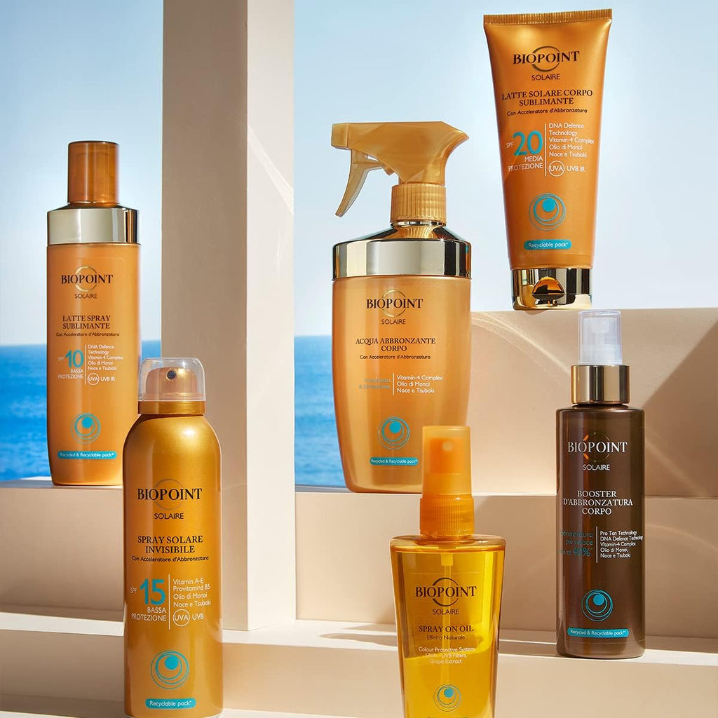 Biopoint Solaire - Hair Milk, Spray Protezione Solare per Capelli, Azione Idratante e Nutriente, Texture Invisibile, Dona…