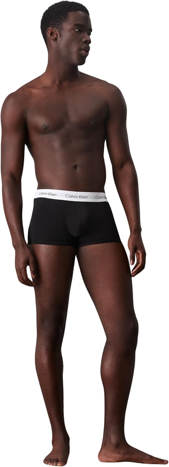 Calvin Klein Boxer Uomo, Hüft-Shorts, Alta qualità Baumwoll-Unterhosen per Uomo, con Stretch-Anteil, Elasticizzati Colorati, 3er…