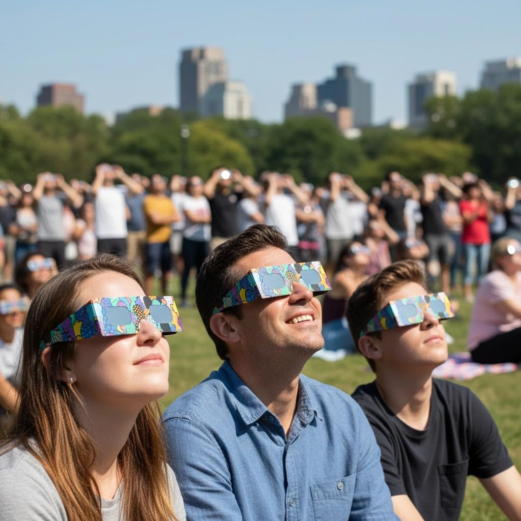 Absolute Eclipse Occhiali Eclissi Solare Certificati ISO 12312-2 CE | Occhiali per Vedere Eclissi 12 Agosto 2026 | Produttore…