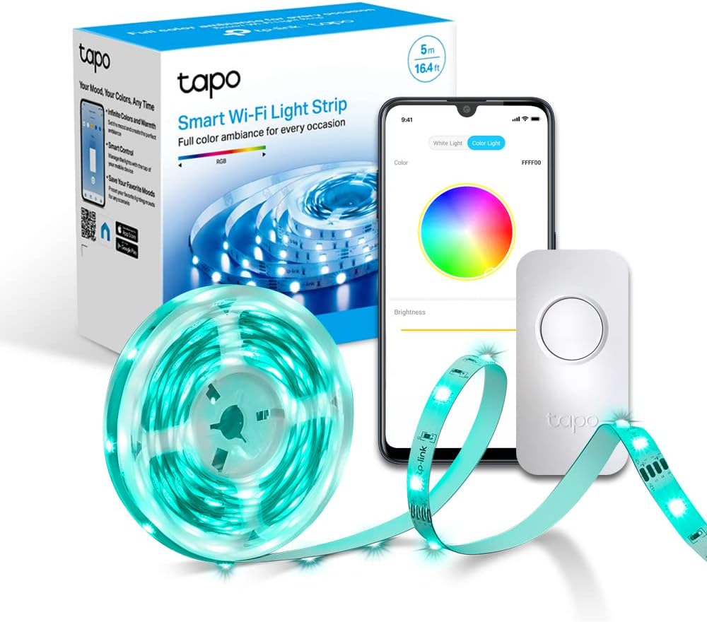 Tapo L900-5 Striscia LED Smart Wi-Fi 5m, Controllo Vocale Compatibile con Alexa e Google Assistant,…