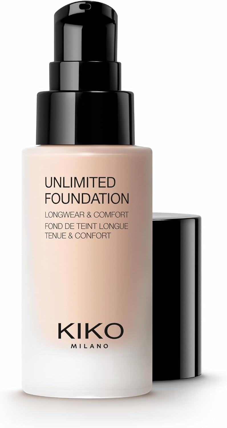 KIKO Milano Unlimited Foundation 4 1.5N, Fondotinta Fluido A Lunga Tenuta