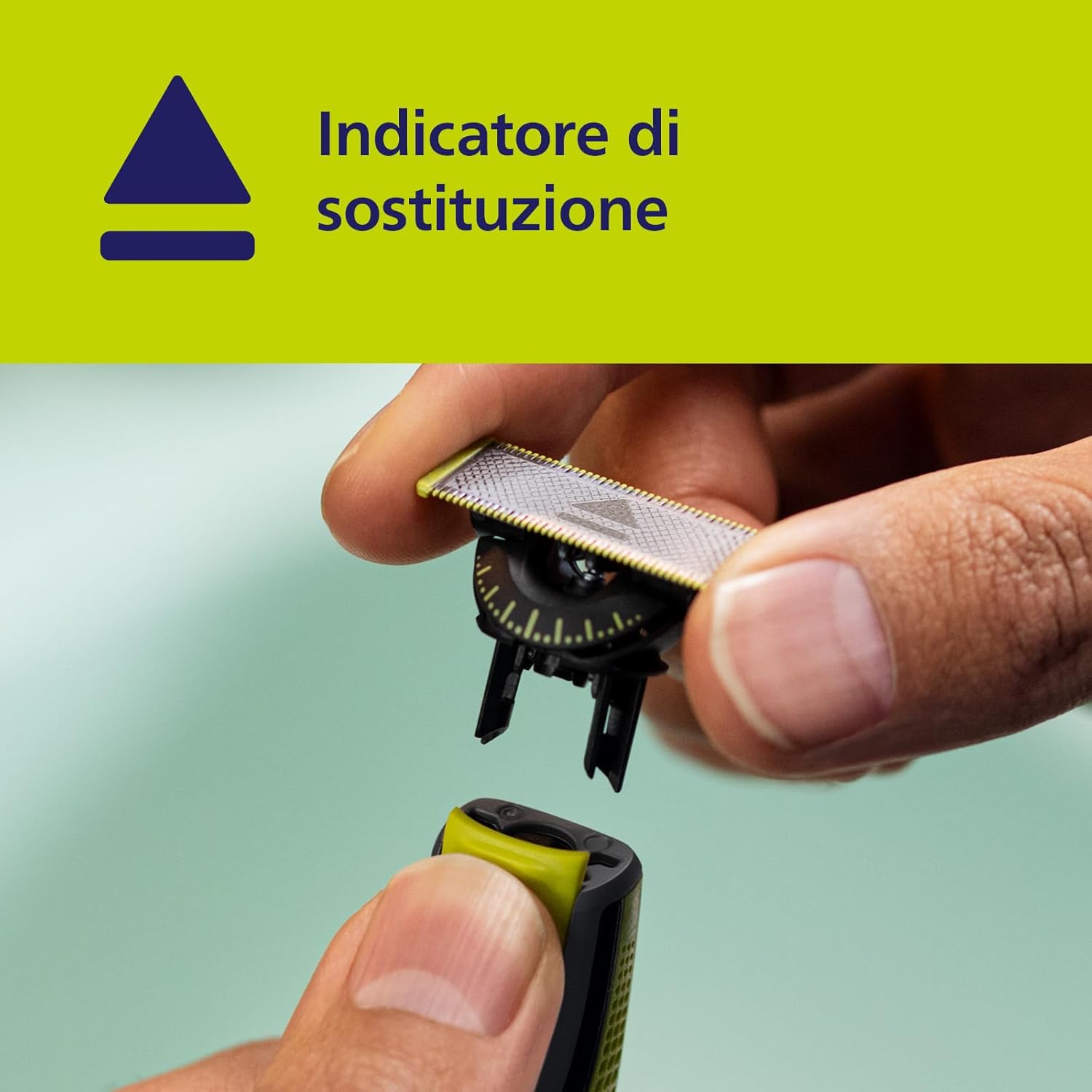 Philips OneBlade Original 360 lame, compatibili con tutti i modelli OneBlade e OneBlade Pro, 2 pezzi (modello QP420/60)