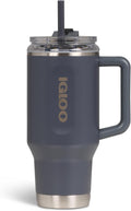 IGLOO TRAVEL MUG 32 tazza termica 900ml in acciaio inox con cannuccia – borraccia ermetica adatta a bevande gassate, senza…