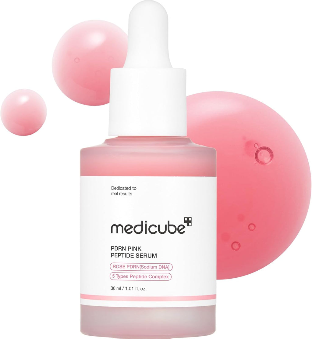 medicube PDRN Pink Peptide Serum - Siero PDRN Viso con Peptidi e Niacinamide, Idratazione e Pelle Più Tonica, Per un Incarnato…