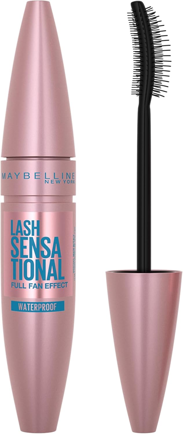 Maybelline New York Mascara Ciglia Sensazionali, Volumizzante, Effetto Ventaglio sulle Ciglia Senza Grumi, Effetto Modulabile, Very…