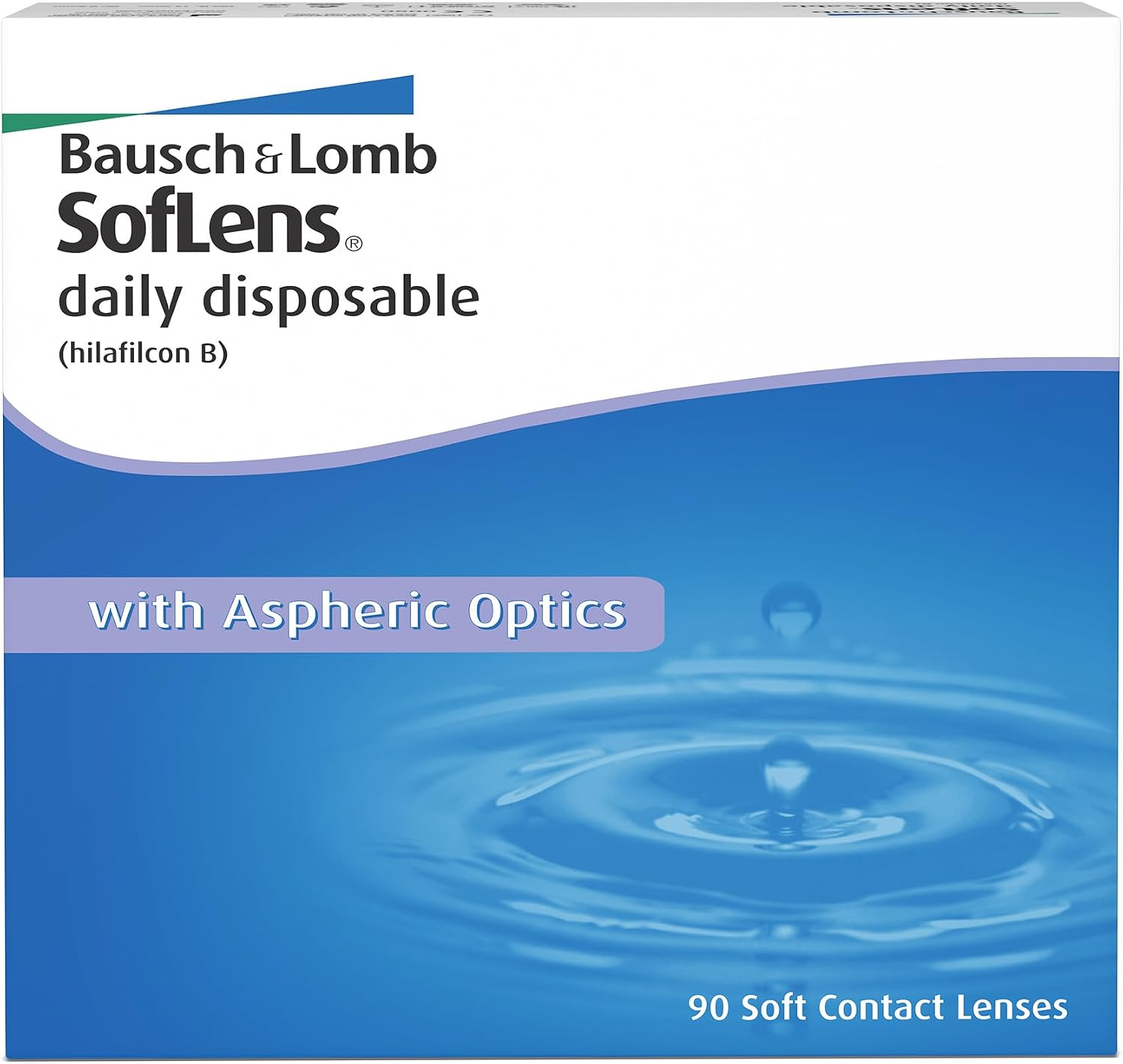 SofLens Daily Disposable Lenti a Contatto Correttive Giornaliere, -3.75 D | Bausch + Lomb, Lenti a Contatto Giornaliere Sferiche, 30…