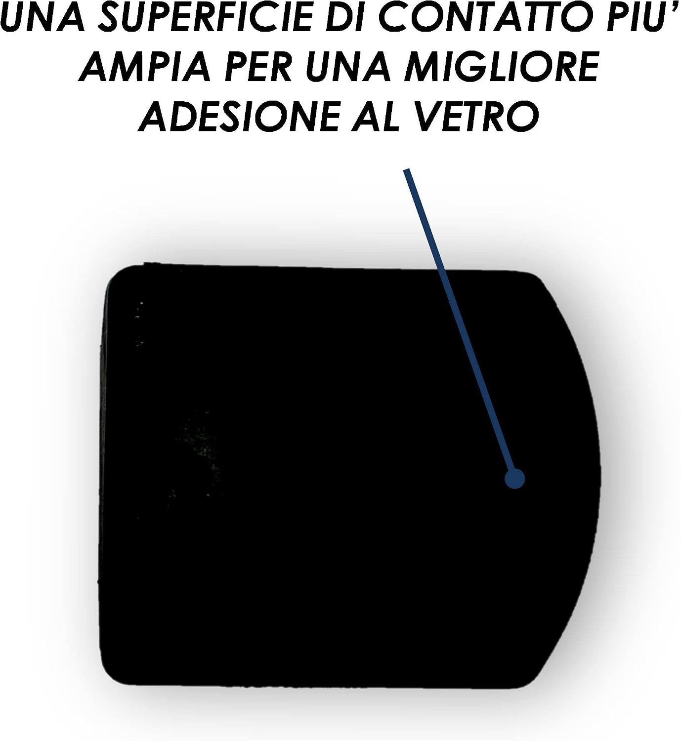 Set 2 Pezzi Supporto Telepedaggio Auto Compatibile con Dispositivo Telepass® e MooneyGo® – Clip Universale da Parabrezza o…