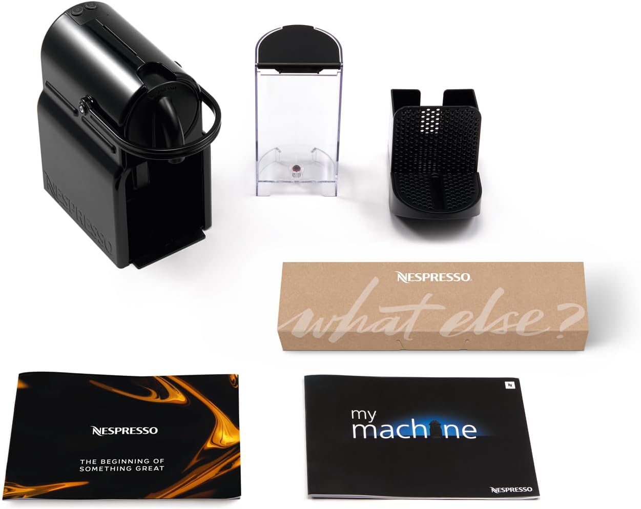 Nespresso Inissia EN80.B Macchina per Caffè Espresso, Black