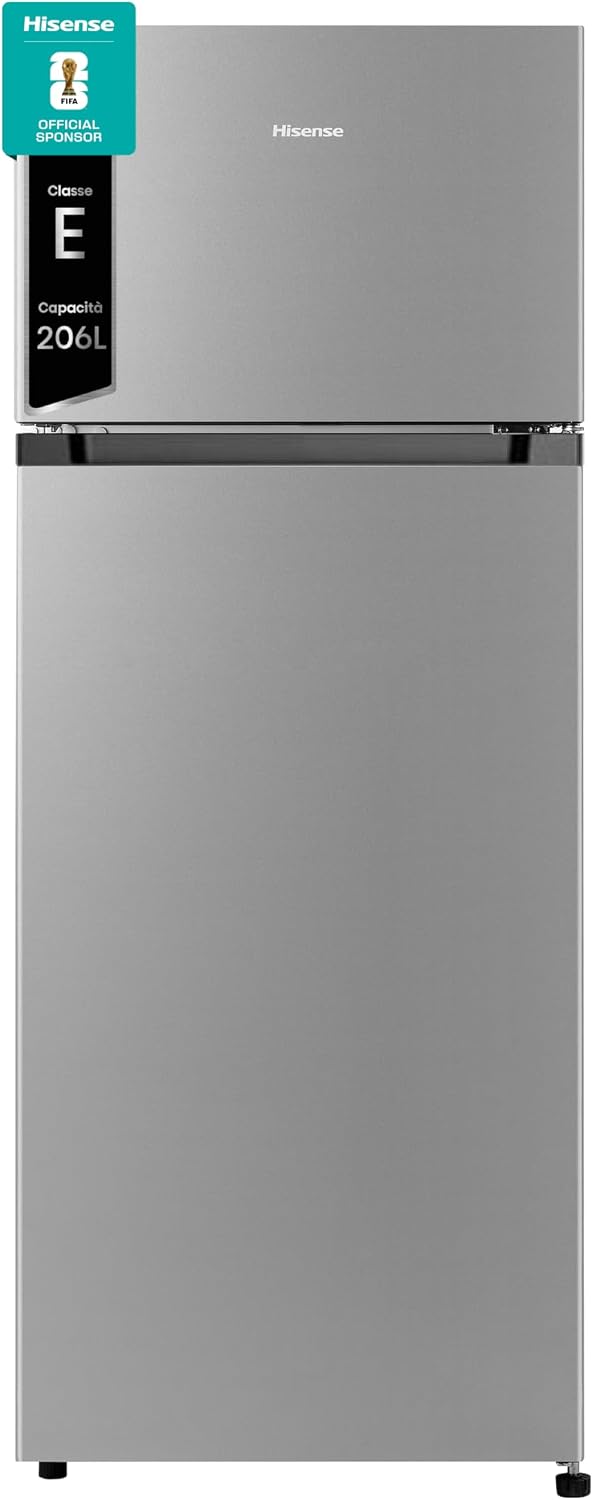 Hisense MTM55205SE Frigorifero Doppia Porta a Libera Installazione Modello 2022, 206 L, Silver,…