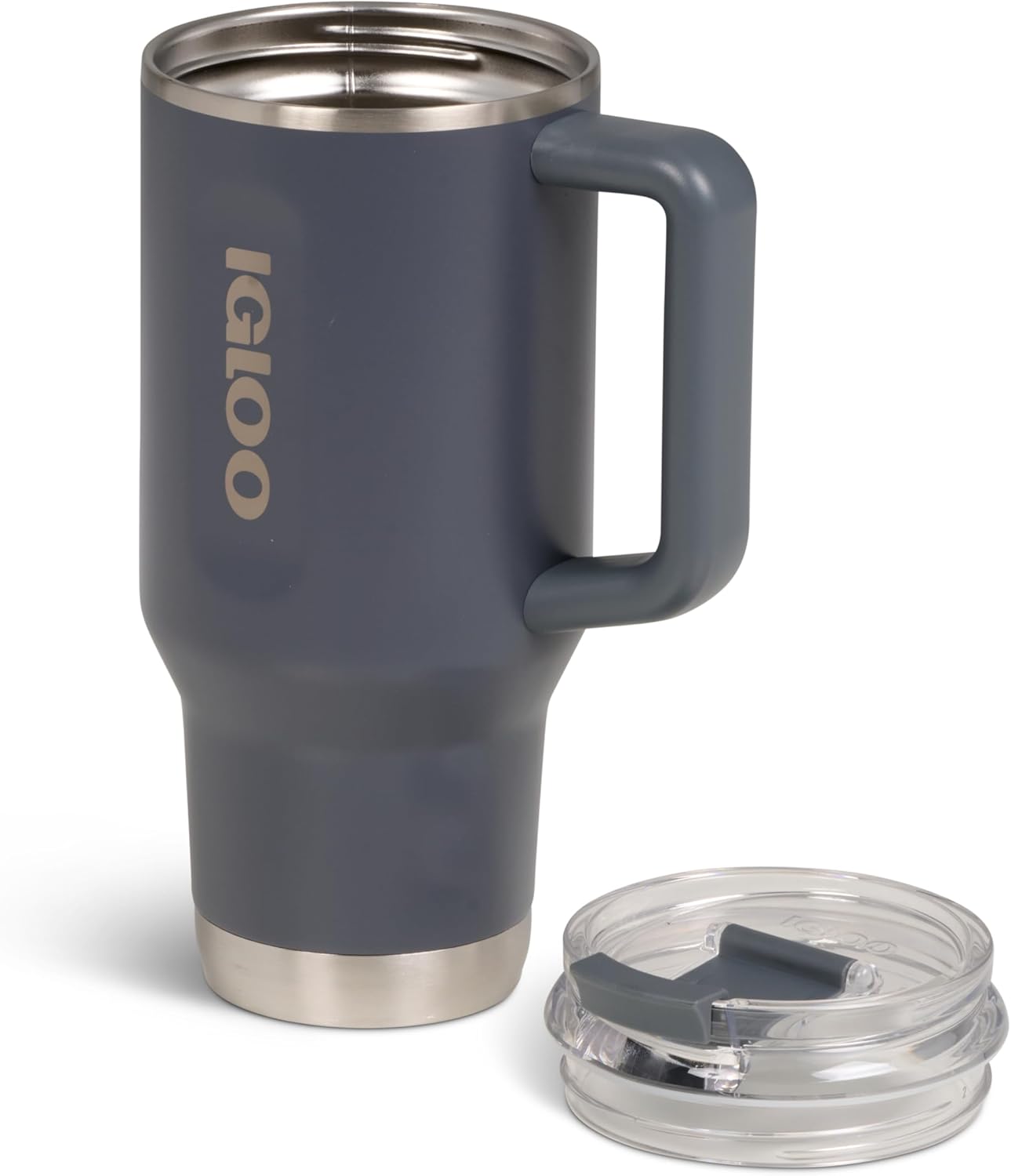 IGLOO TRAVEL MUG 32 tazza termica 900ml in acciaio inox con cannuccia – borraccia ermetica adatta a bevande gassate, senza…