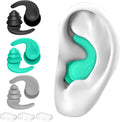 Tappi per Le Orecchie per Nuoto, Tappi per Le orecchie Impermeabili Riutilizzabili in Silicone Aggiornati con Riduzione del Rumore Adatti…