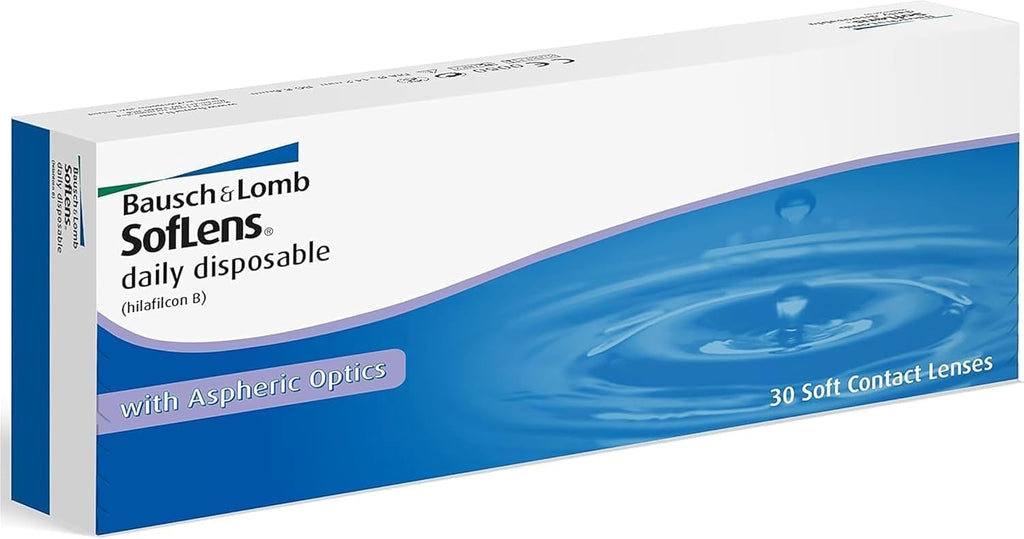 SofLens Daily Disposable Lenti a Contatto Correttive Giornaliere, -2.00 D | Bausch + Lomb, Lenti a Contatto Giornaliere Sferiche, 30…