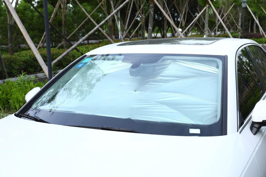 Parasole Auto Interno, Ombrello Parasole per Auto SUV Camion, Disegno Brevettato (125X65cm Per Auto Piccolo)