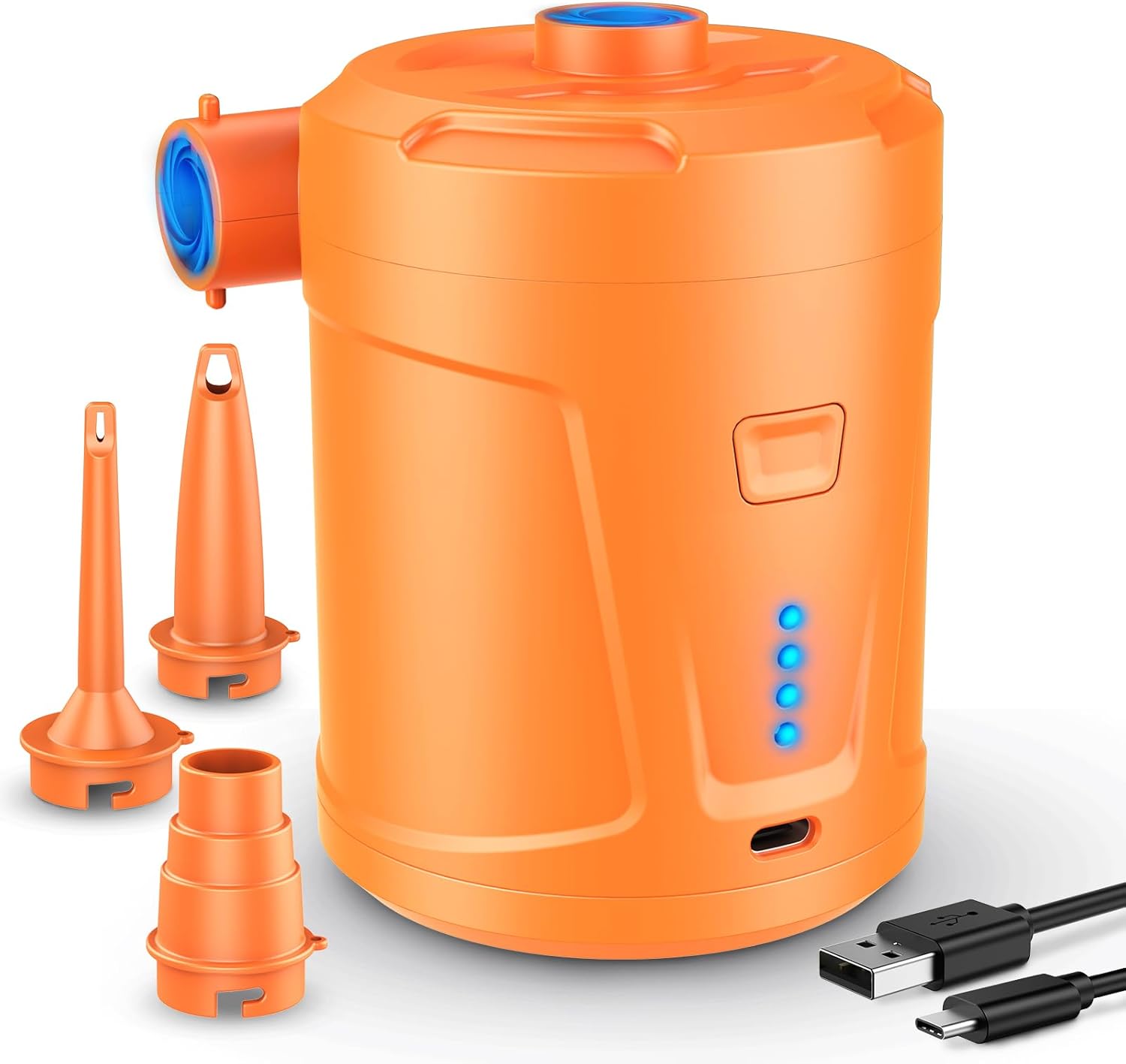 SUPPOU Pompa Elettrica, 5200mAh Pompa Elettrica per Materasso Gonfiabile può essere rapida per Gonfiare e Sgonfiare,…