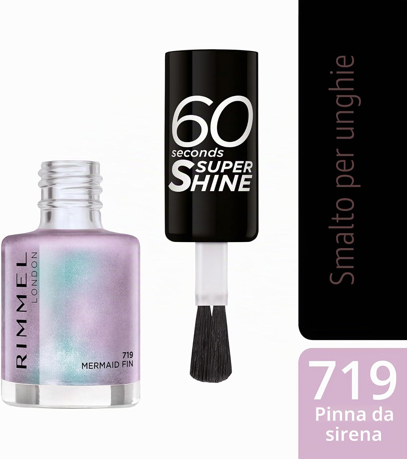 60 Seconds Super Shine Esmalte De Uñas #719-Mermaid Fin 8 Ml Cura della persona e salute