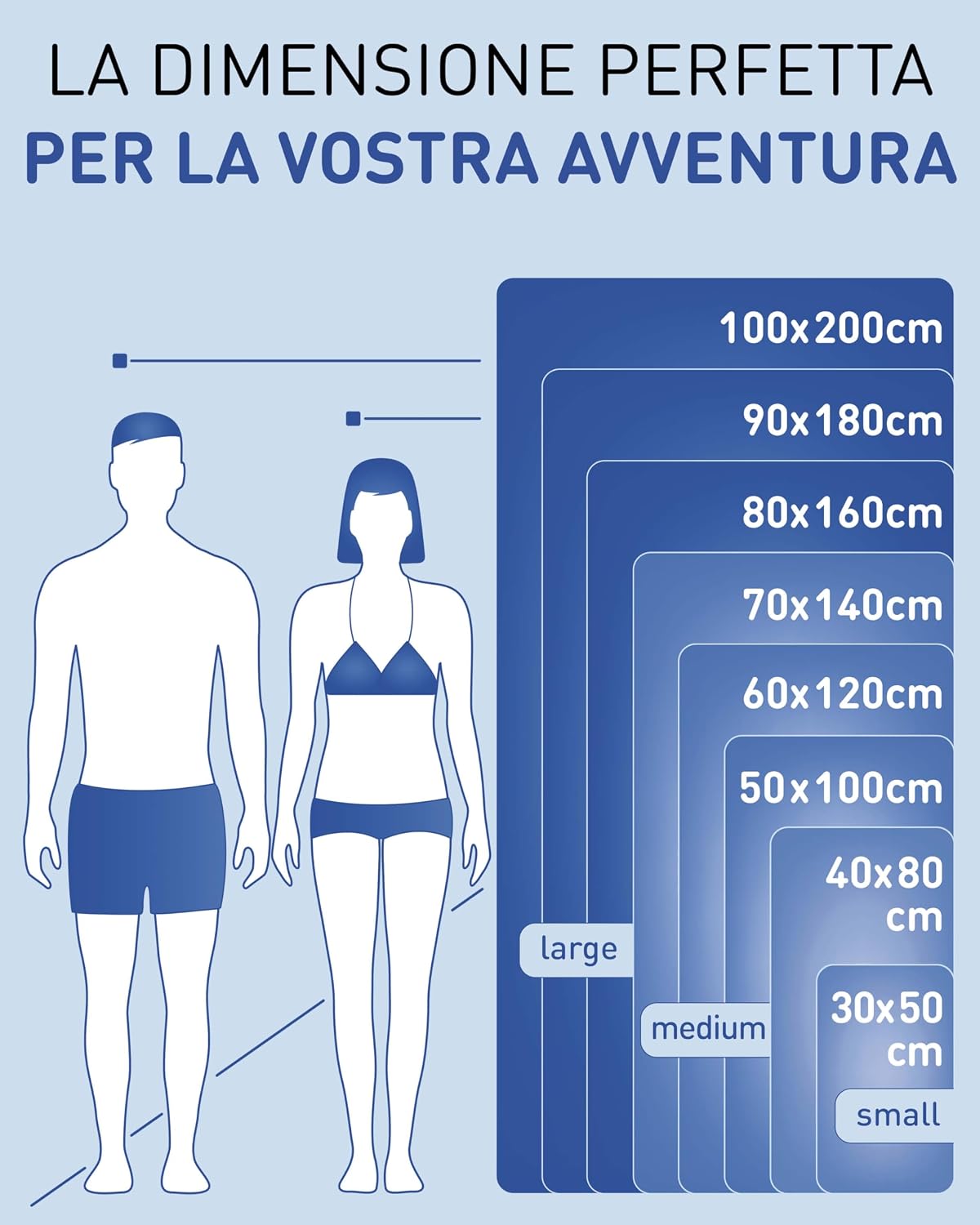 Fit-Flip Asciugamano microfibra - compatto e ultraleggero - asciugamani palestra - il perfetto telo mare grande - ottimale per…