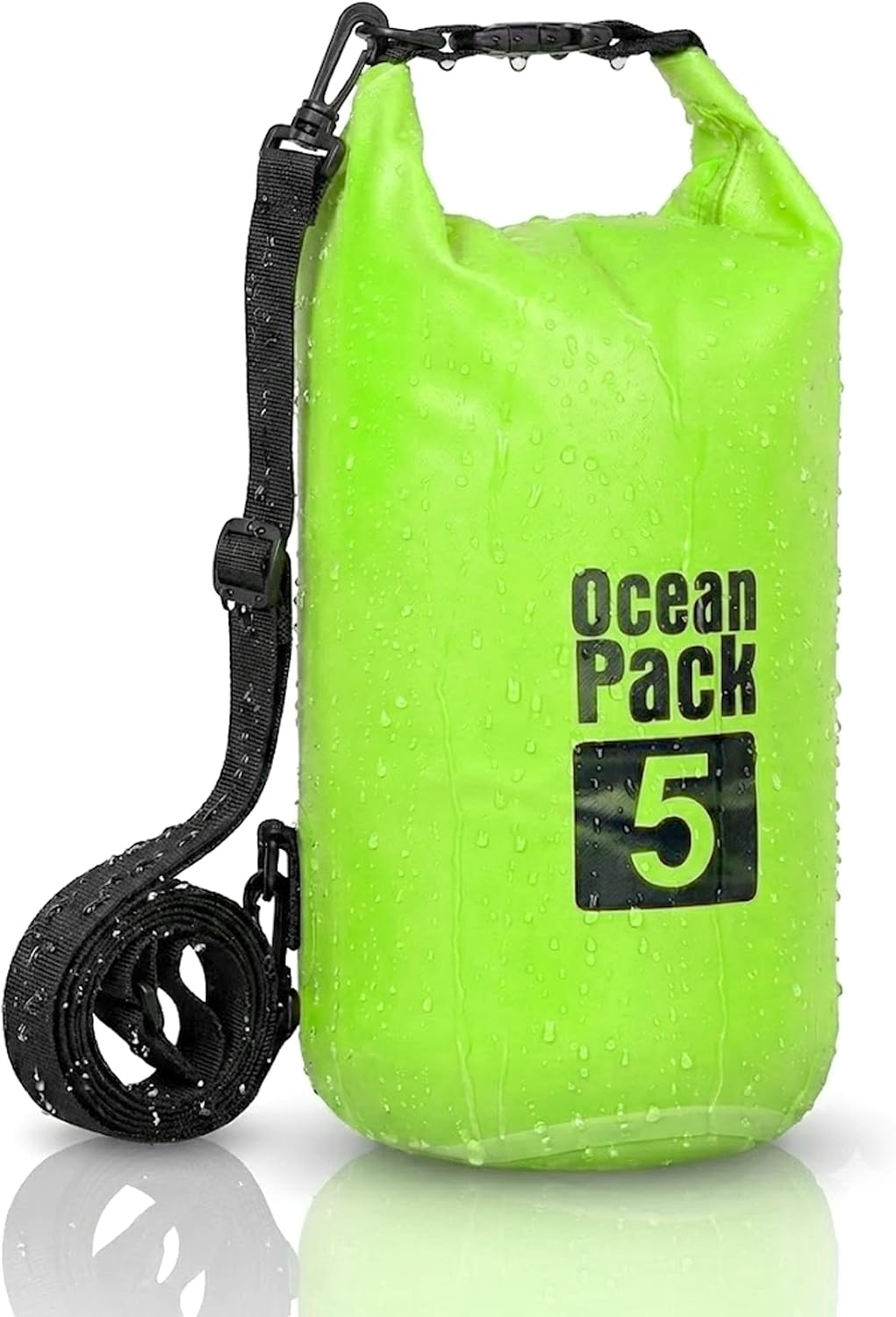 Dry Bag, Borsa Sacca Zaino Impermeabile Waterproof, chiusura a rotolo e tracolla, custodia impermeabile per cellulare e…