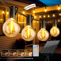 FIFlying Catena Luminosa Esterno Solare 10.45M Luci Solari da Giardino con 12+1 Lampadine LED G40 Impermeabile Luci Gazebo…