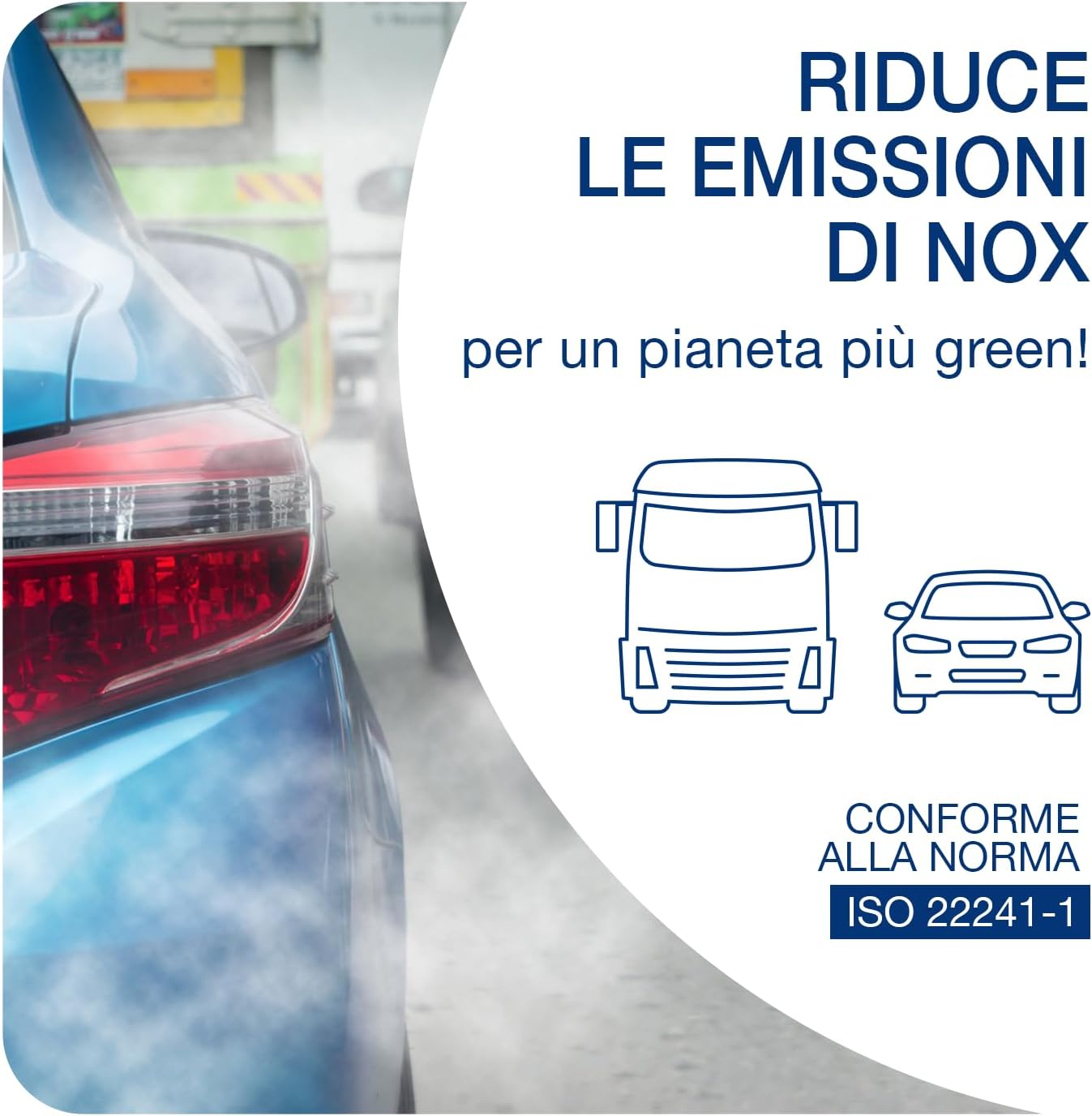 AdBlue® Additivo Motori Diesel per Riduzione Emissioni NOx a Base Urea, Conforme a ISO 22241-1, 10 L (2 x 5 L), Beccuccio Incluso