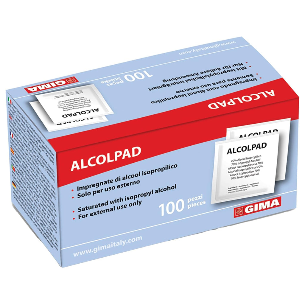 GIMA - Alcohol Pad Alcomed confezione da 100 pezzi, 36598