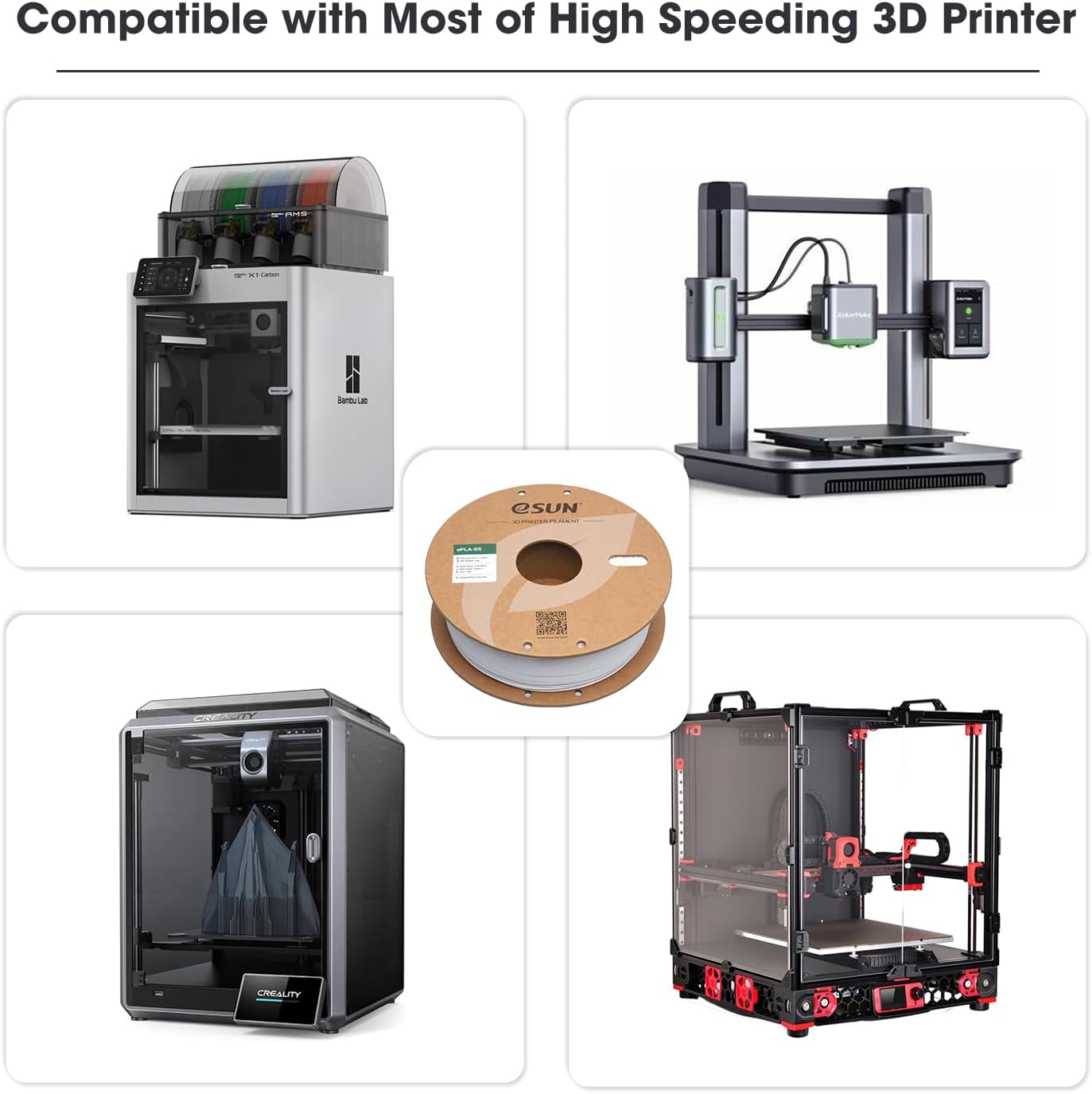 Say goodbye to print failures with eSUN Filament's reliable PLA.