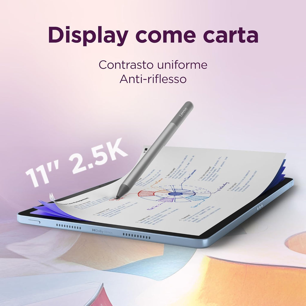 Lenovo Idea Tab Tablet 11" 2.5K (2560x1600) 90Hz IPS, 8GB RAM, 256GB, WiFi, Lenovo Tab Pen…