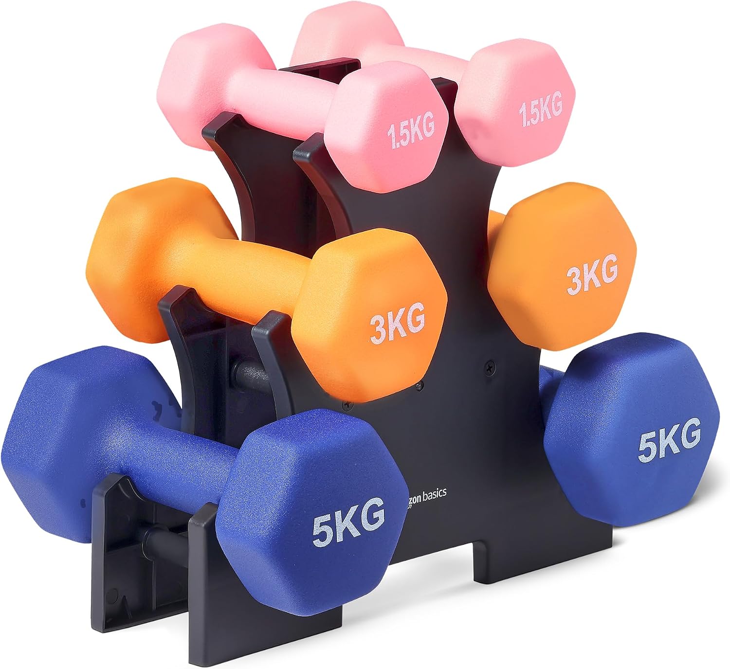 Amazon Basics Coppia di manubri in neoprene