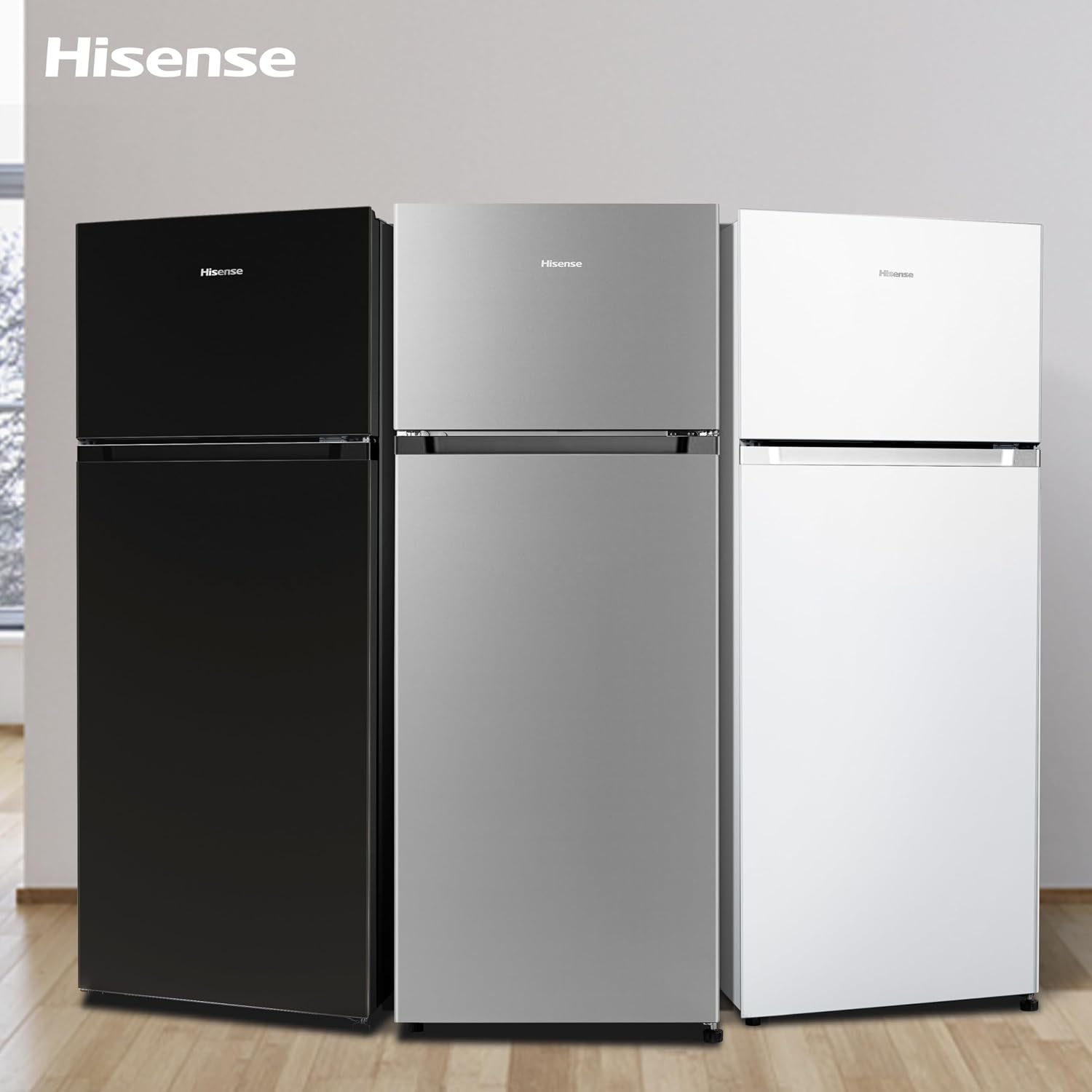 Hisense MTM55205SE Frigorifero Doppia Porta a Libera Installazione Modello 2022, 206 L, Silver,…