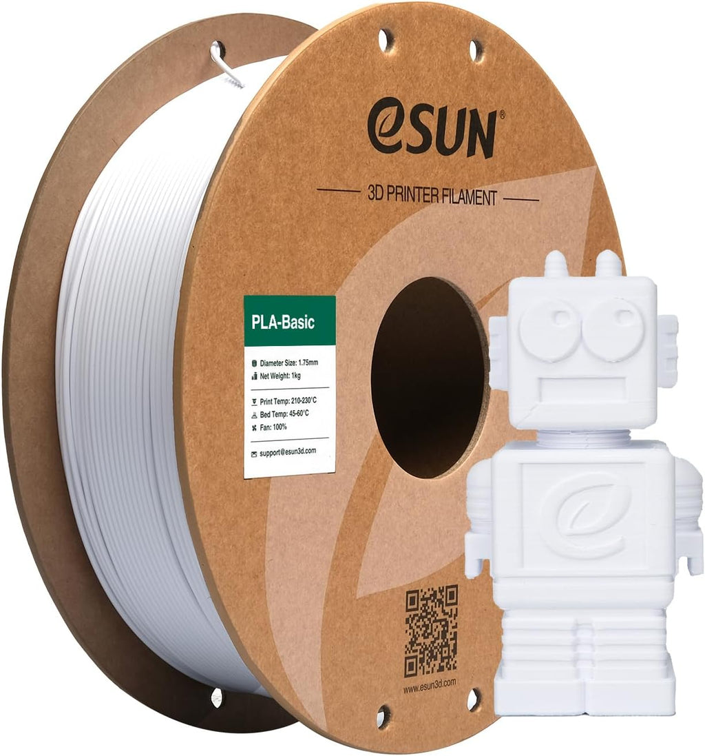 eSUN Filamento PLA 1,75 mm, filamento di Basic PLA per stampanti 3D Precisione dimensionale +/- 0,05 mm,…