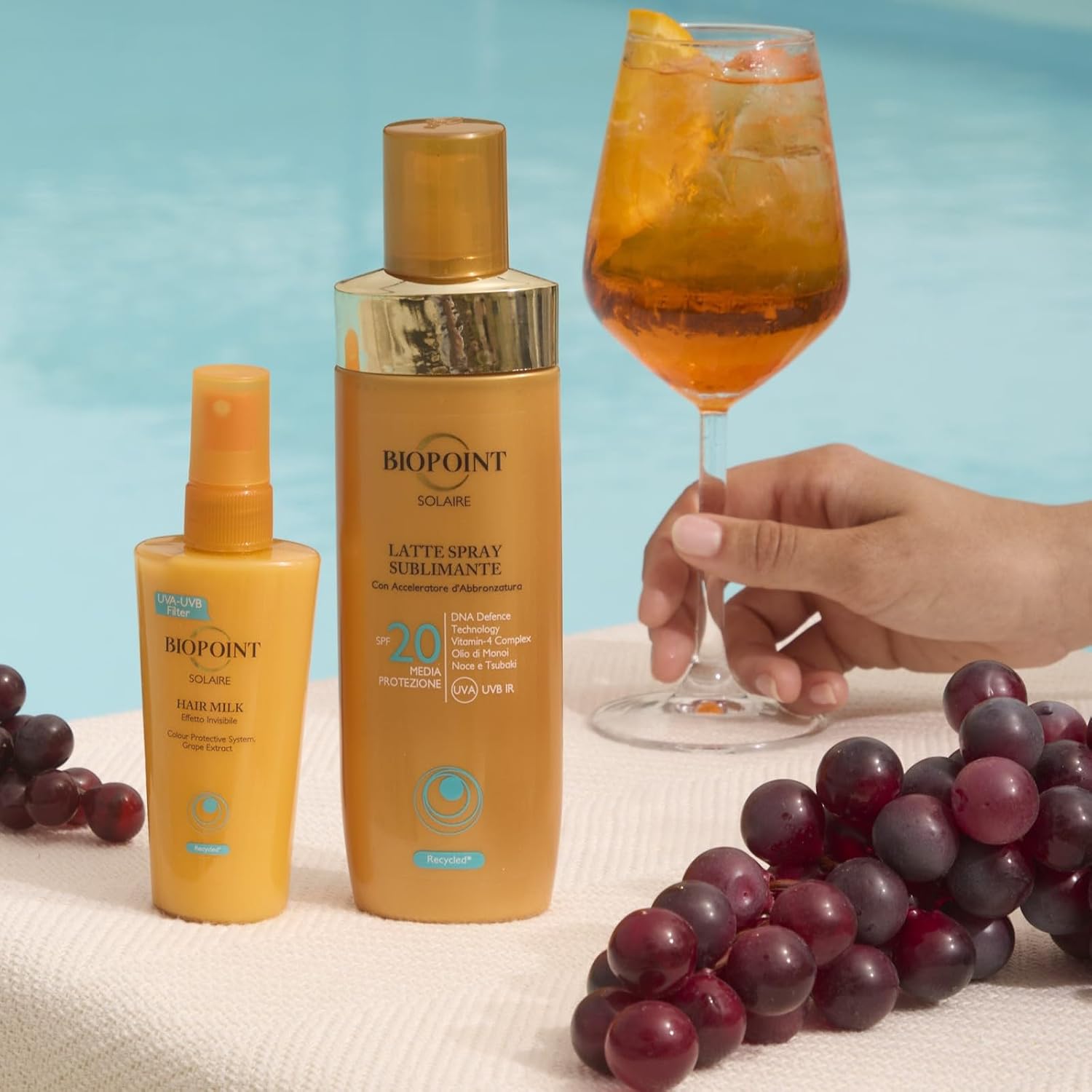 Biopoint Solaire - Hair Milk, Spray Protezione Solare per Capelli, Azione Idratante e Nutriente, Texture Invisibile, Dona…