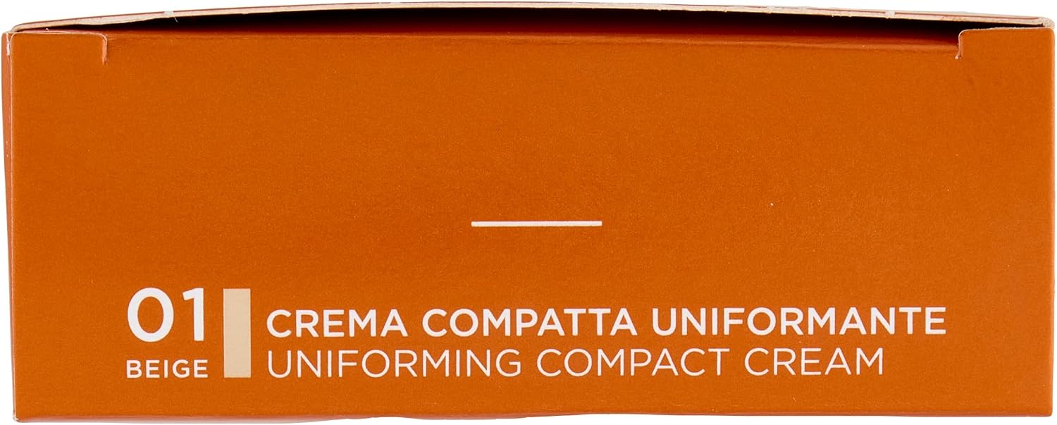 Rilastil Sun System - Base compatta con Spf 50+, corregge le imperfezioni e unifica il tono, resistente all'acqua