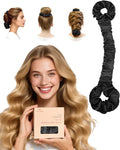 BONNET QUEEN Bigodini Morbidi per Dormire Satin Bigodino Lungo per Boccoli Arricciacapelli Senza Calore Hair Curler Heatless Curls…