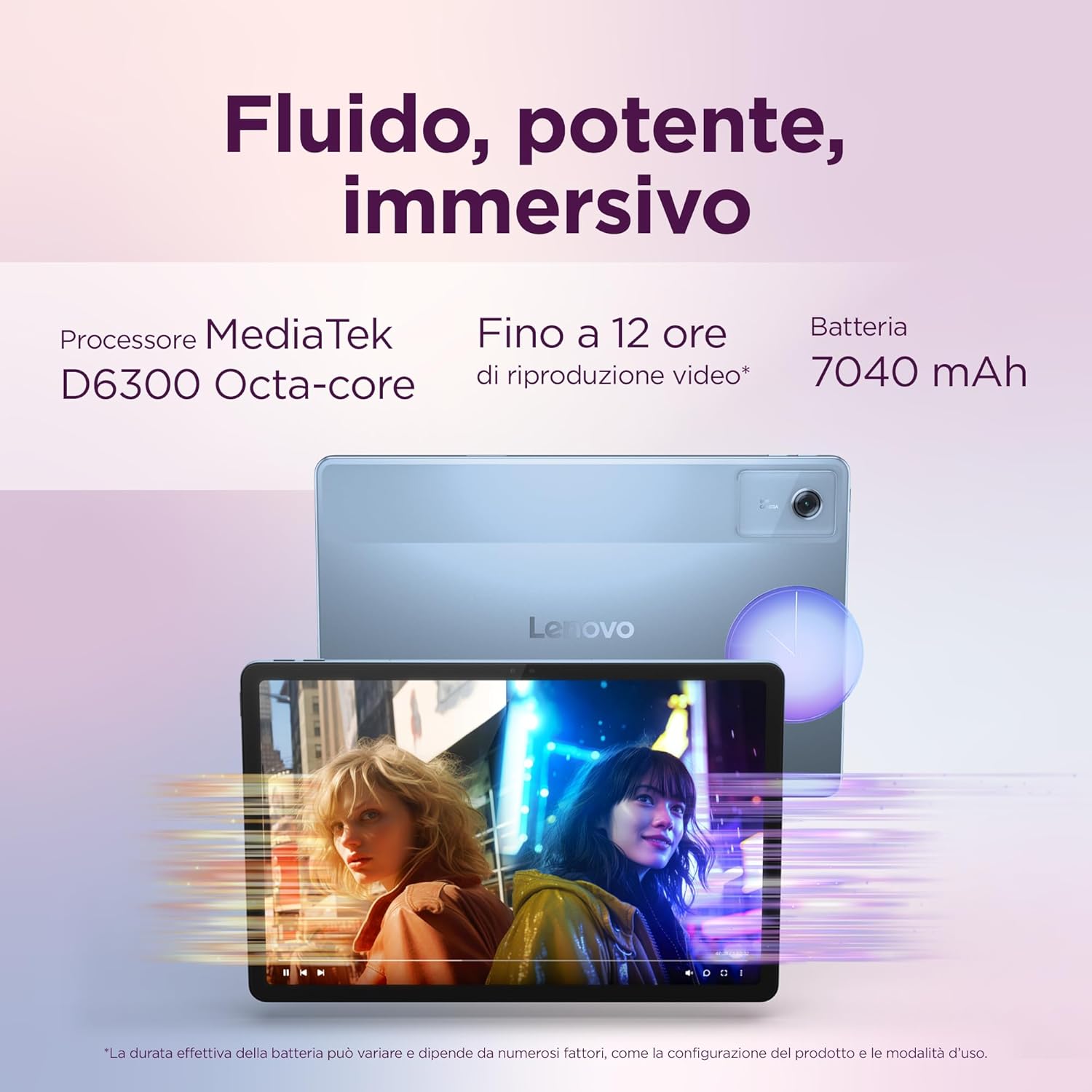 Lenovo Idea Tab Tablet 11" 2.5K (2560x1600) 90Hz IPS, 8GB RAM, 256GB, WiFi, Lenovo Tab Pen…