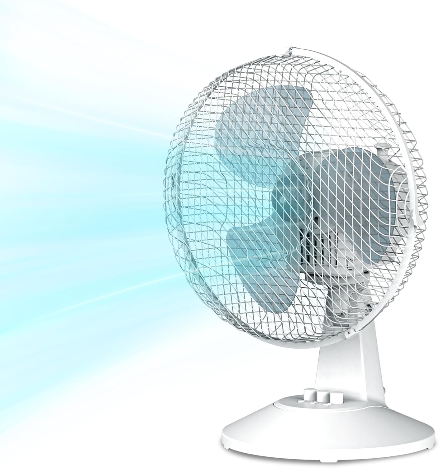 Infografica sul risparmio energetico del ventilatore Comfee con motore efficiente da 25W