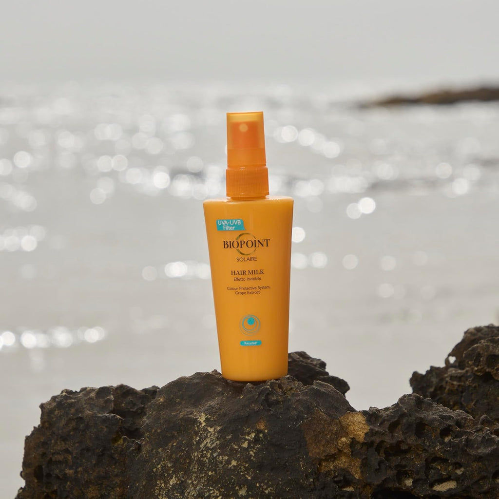 Biopoint Solaire - Hair Milk, Spray Protezione Solare per Capelli, Azione Idratante e Nutriente, Texture Invisibile, Dona…