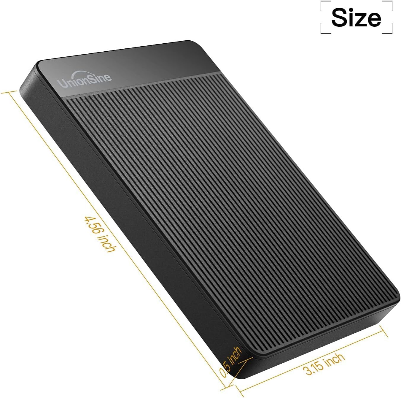 UnionSine Hard Disk Esterno 2,5" 500GB Ultra Slim Portatile USB3.0 SATA HDD Storage per PC, Macbook, PS4, Xbox series, Wii…