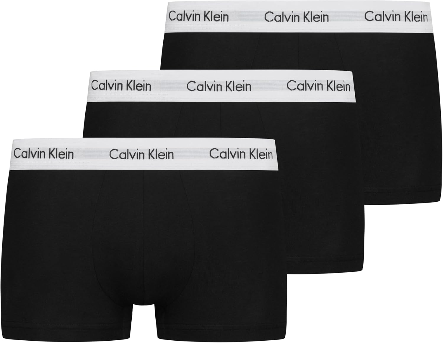 Calvin Klein Boxer Uomo, Hüft-Shorts, Alta qualità Baumwoll-Unterhosen per Uomo, con Stretch-Anteil, Elasticizzati Colorati, 3er…