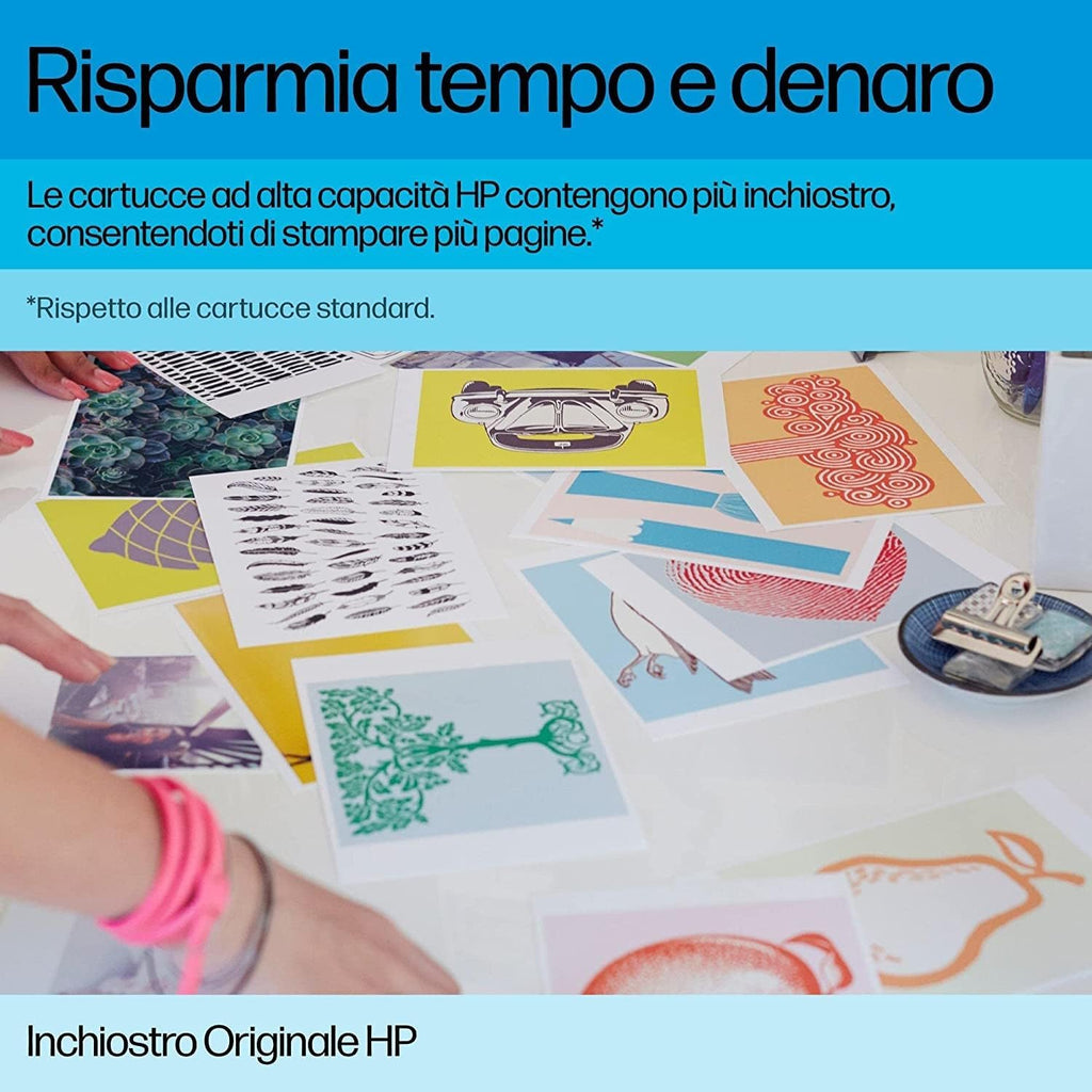 HP 305 Nero, 3YM61AE, Cartuccia Originale da 120 Pagine, Compatibile con Stampanti HP DeskJet serie 2700, 4100, HP…