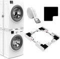 NIUXX Kit di Accatastamento per Lavatrici, Kit di Sovrapposizione Universale con Cinghie Cricchetto, Kit di Impilamento Slim, Telaio…