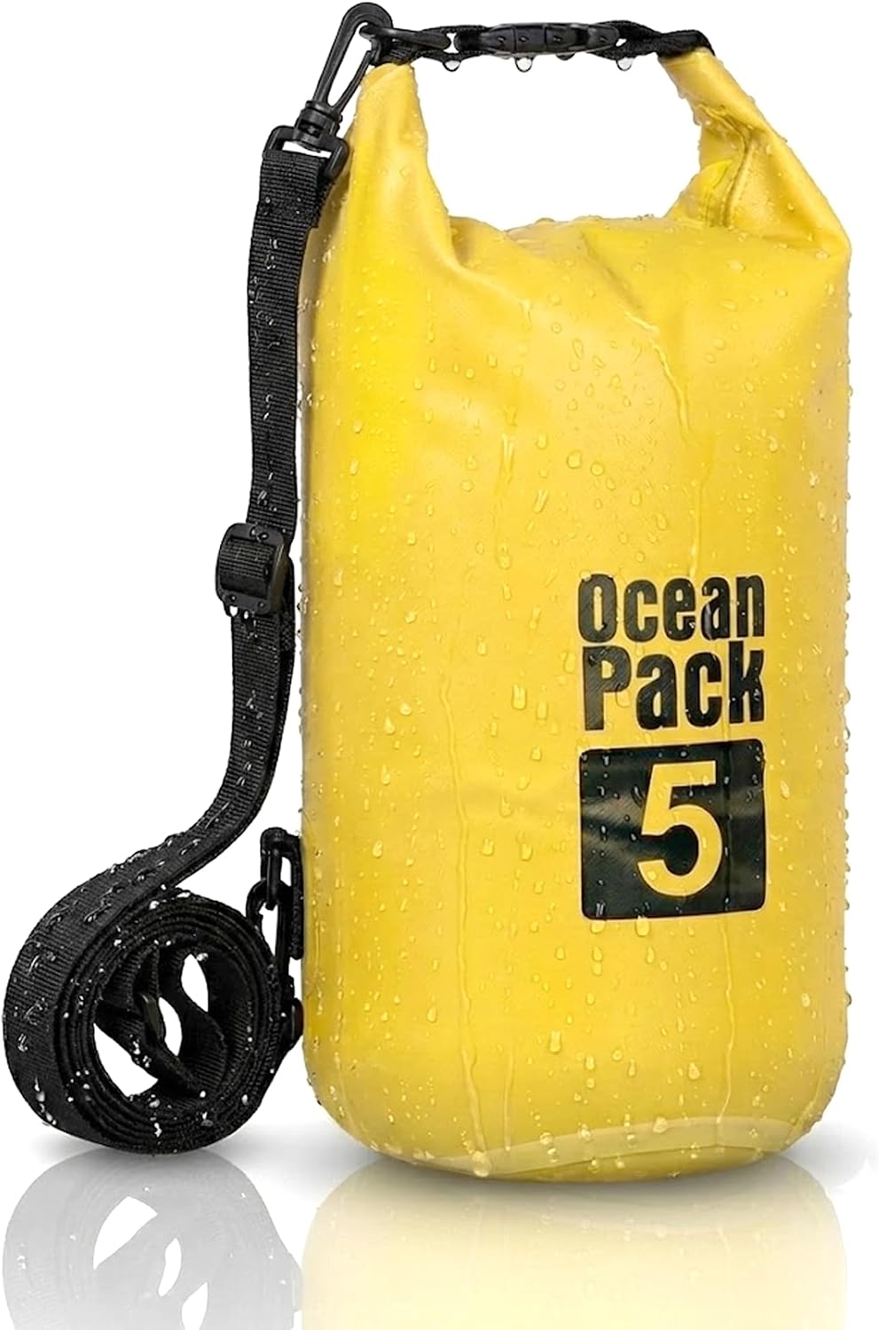 Dry Bag, Borsa Sacca Zaino Impermeabile Waterproof, chiusura a rotolo e tracolla, custodia impermeabile per cellulare e…